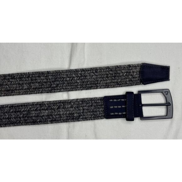Travis Mathew Cuater Braided Navy Blue Stretch Belt Size 43-54 Waist - Picture 6 of 7